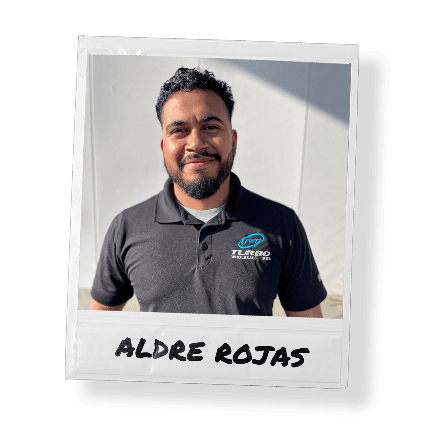 aldre rojas polaroid testimonial graphic