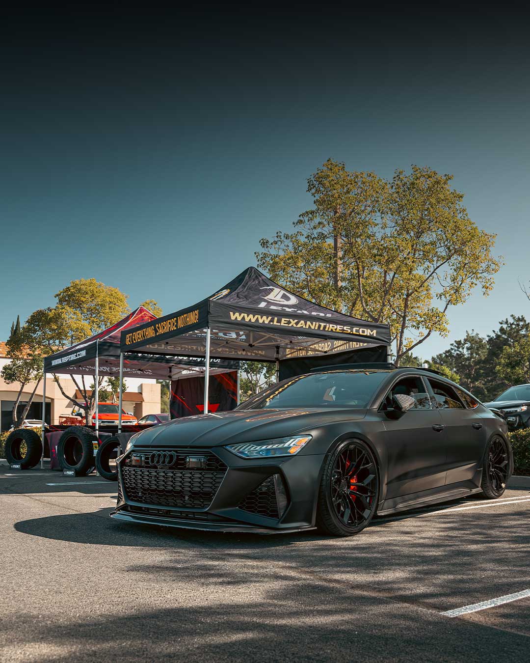 matte black audi rs7 c8 at ramona tire cars and bqq event lexani and rbp