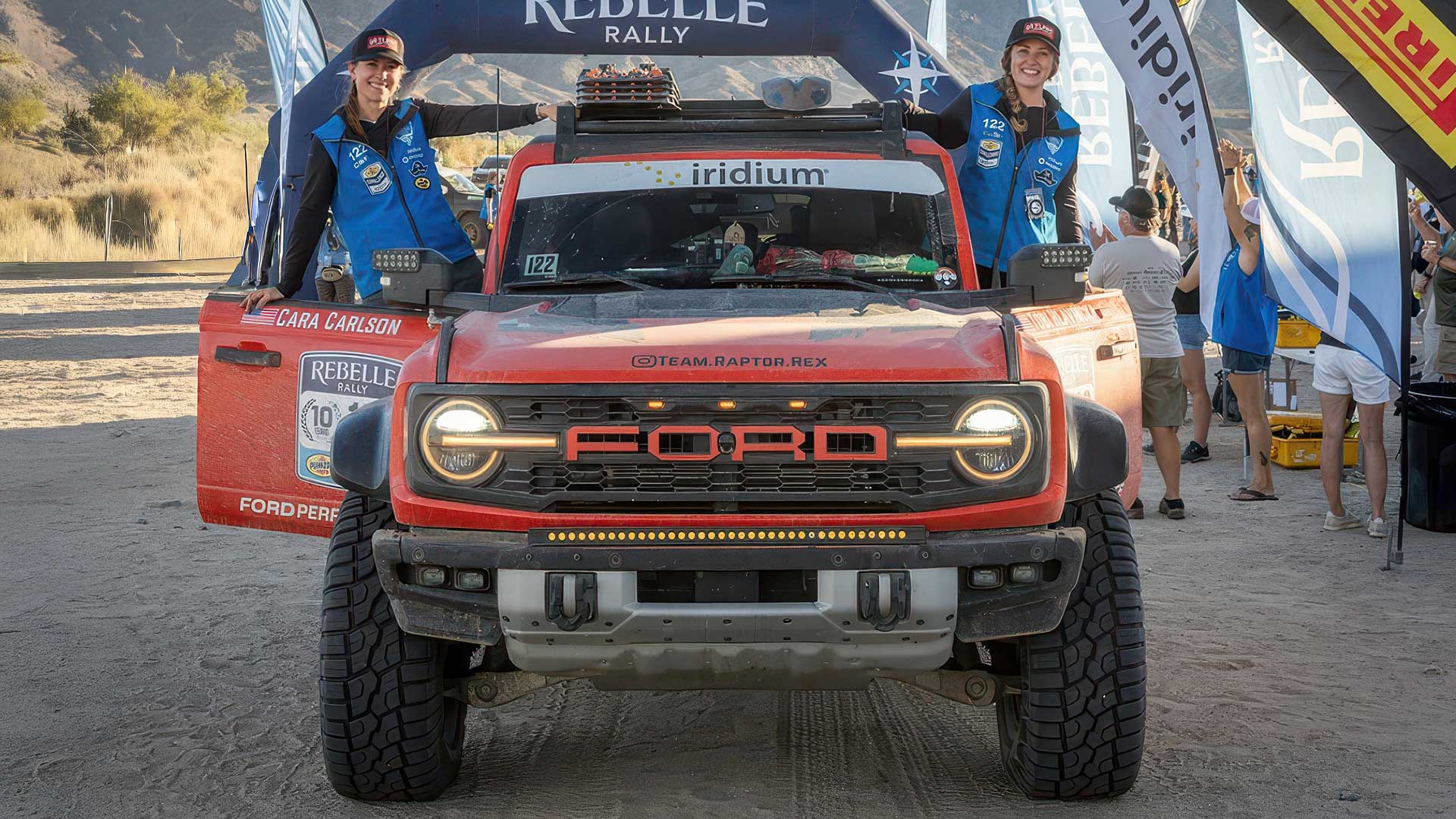 team raptor rex rolling big power sponsor rebelle rally 2025