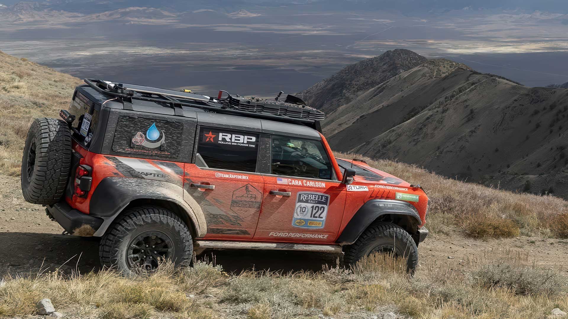 team raptor rex rolling big power sponsor rebelle rally 2025
