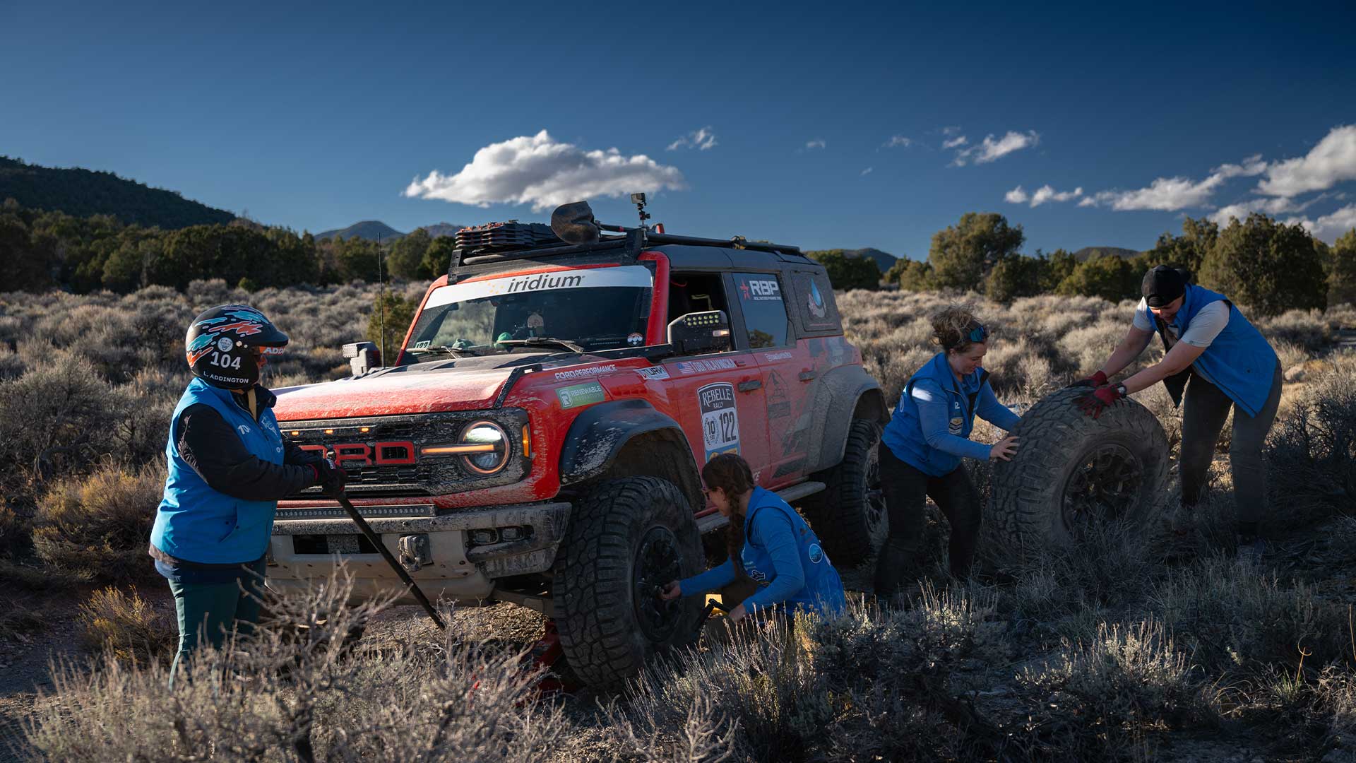 team raptor rex rolling big power sponsor rebelle rally 2025